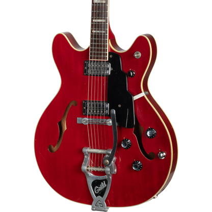 Guild 1967 Starfire V Semi-Hollow Electric Guitar - Cherry Red