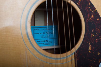 Epiphone USA LTD ED Texan SN# 40 of 40 Produced and Signed by Paul McCartney