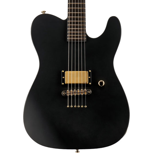 ESP LTD AA-1 Alan Ashby Signature Electric Guitar, Black Satin