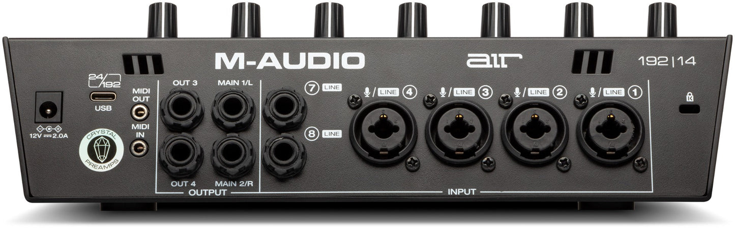 M-Audio AIR 192|14 8-In/4-Out 24/192 USB Audio Interface
