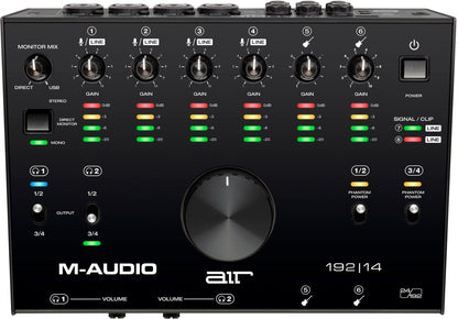 M-Audio AIR 192|14 8-In/4-Out 24/192 USB Audio Interface