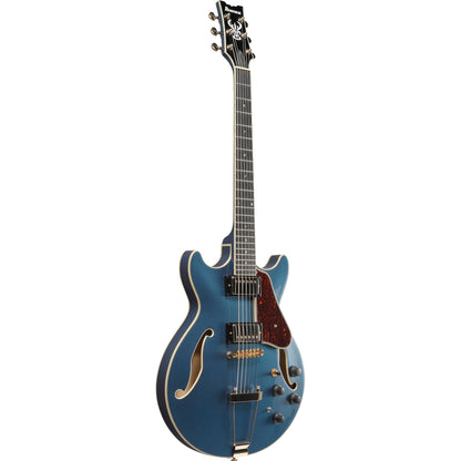 Ibanez AMH Artcore Expressionist Full-hollow Electric Guitar, Prussian Blue Metallic