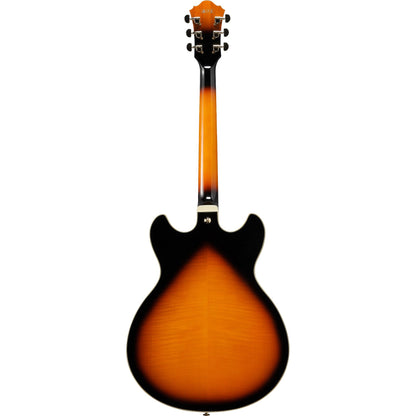Ibanez AS113BS AS Artstar Semi-Hollow Electric Guitar, Brown Sunburst