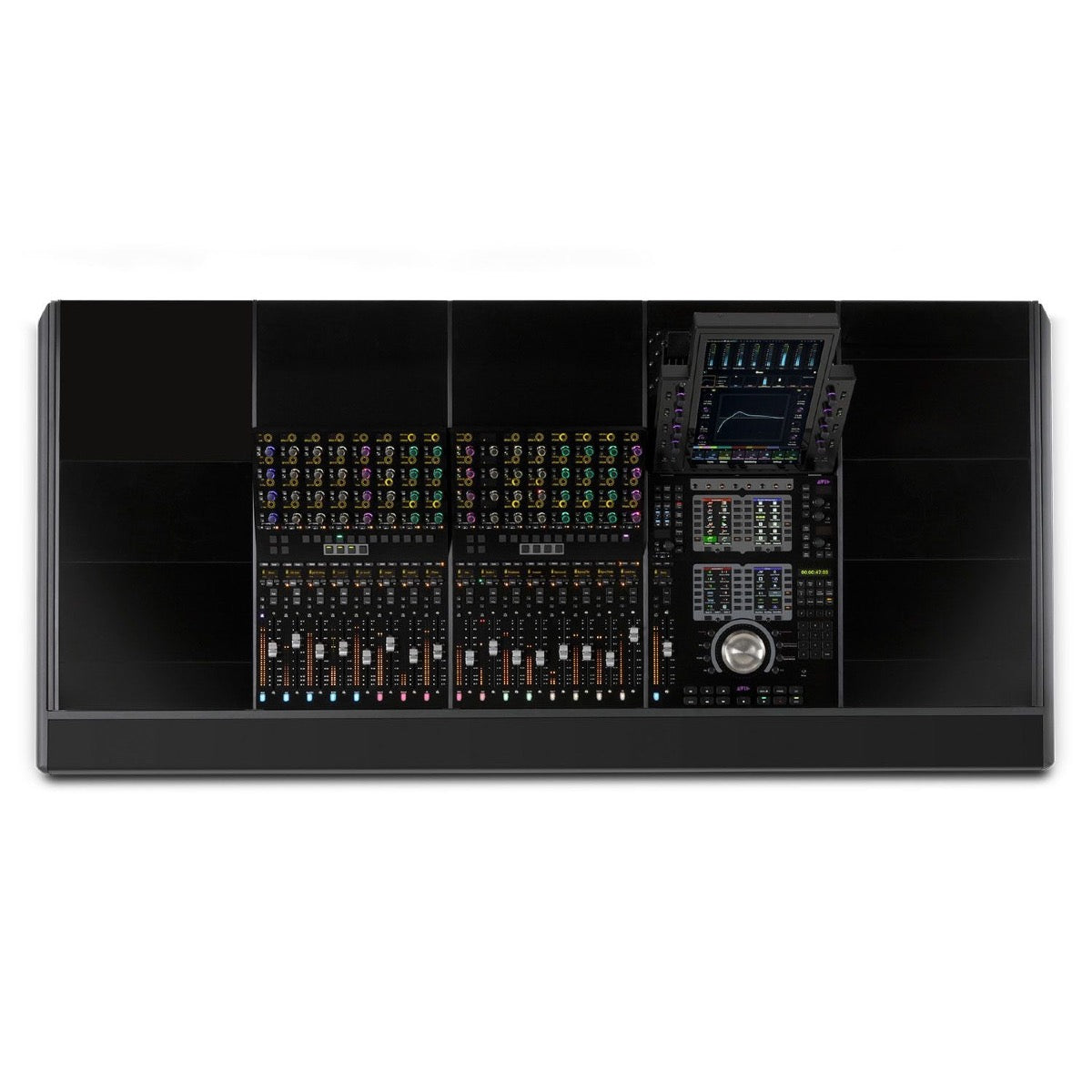 Avid S4 16 Fader Control Surface with 2 Command Display Module