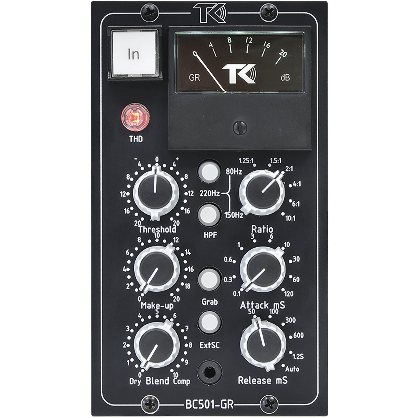 TK Audio BC501-GR 500 Series Stereo Bus Compressor