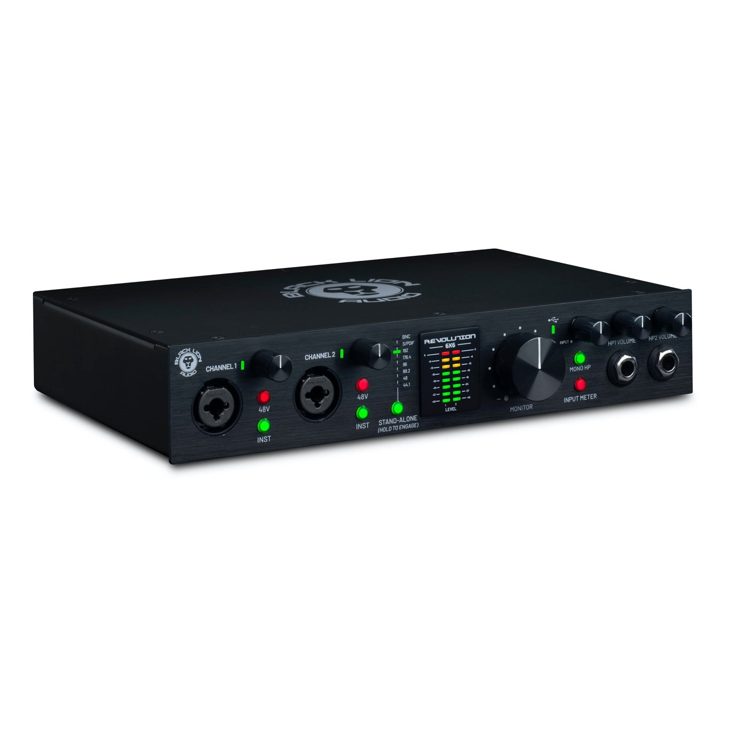 Black Lion Audio Revolution 6x6 Word Clock, DAC, ADC, OTG - 6-in / 6-out USB Audio Interface