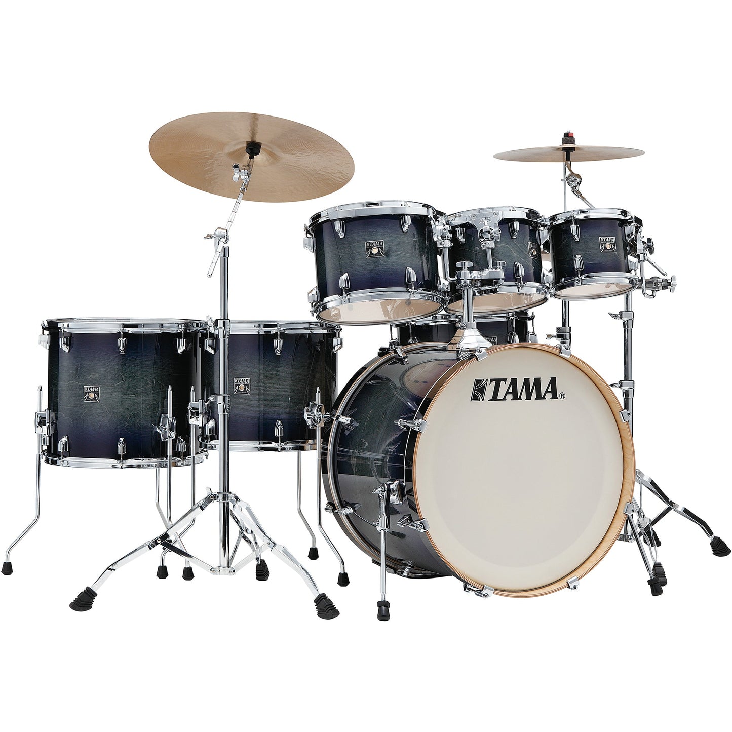 Tama Superstar Classic 7-Piece Shell Pack - Dark Indigo Burst