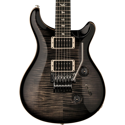 PRS 2023 Custom 24 Floyd Rose 10 Top Electric Guitar, Charcoal Burst