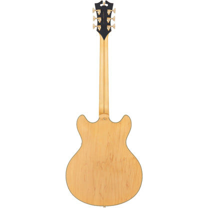 D'Angelico Deluxe DC Semi-hollowbody Electric Guitar - Satin Honey