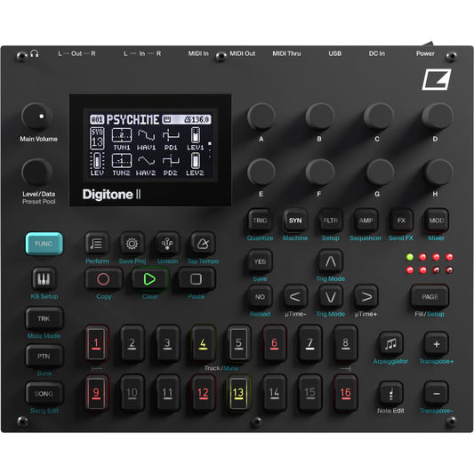 Elektron Digitone II 16-Track Polyphonic Digital Synthesizer