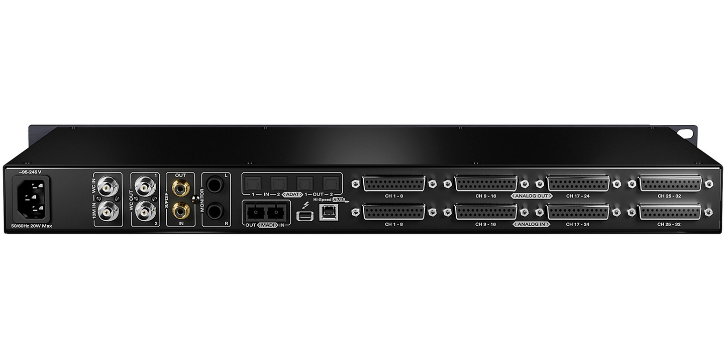 Antelope Orion 32+ | Gen 3 - 32-channel AD/DA Interface with AFC Clocking Tech