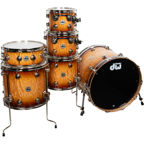 Drum Workshop 6-Piece Collectors Series Maple 333 Shell Kit - Almond Burst