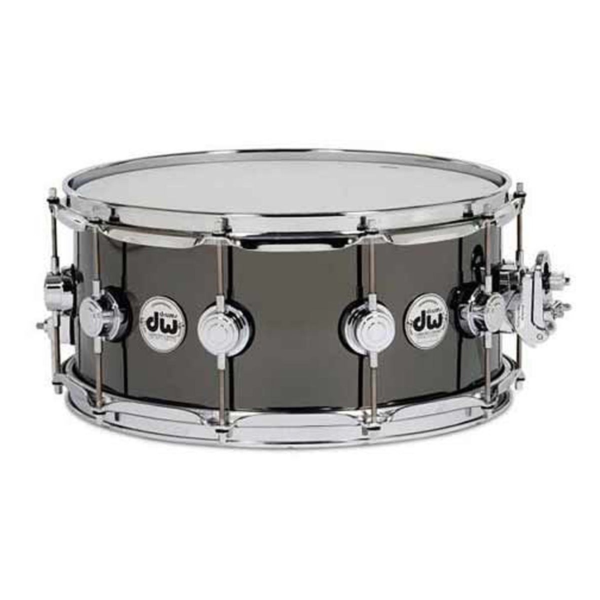 Drum Workshop 5.5X14 Snare Drum Black Nickel over Brass with Chrome Hardware
