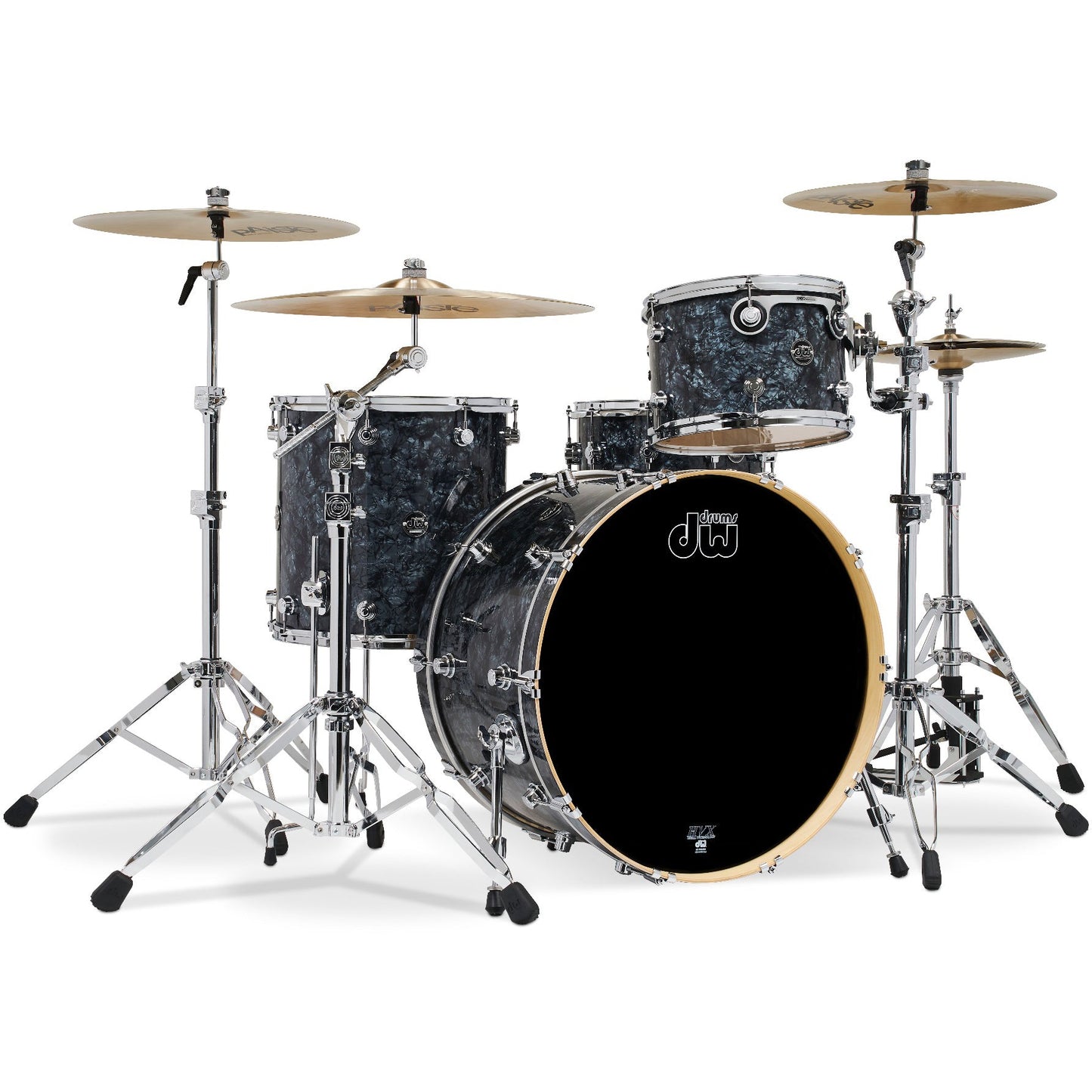 Drum Workshop Performance Series 4-Piece Shell Pack - Black Diamond