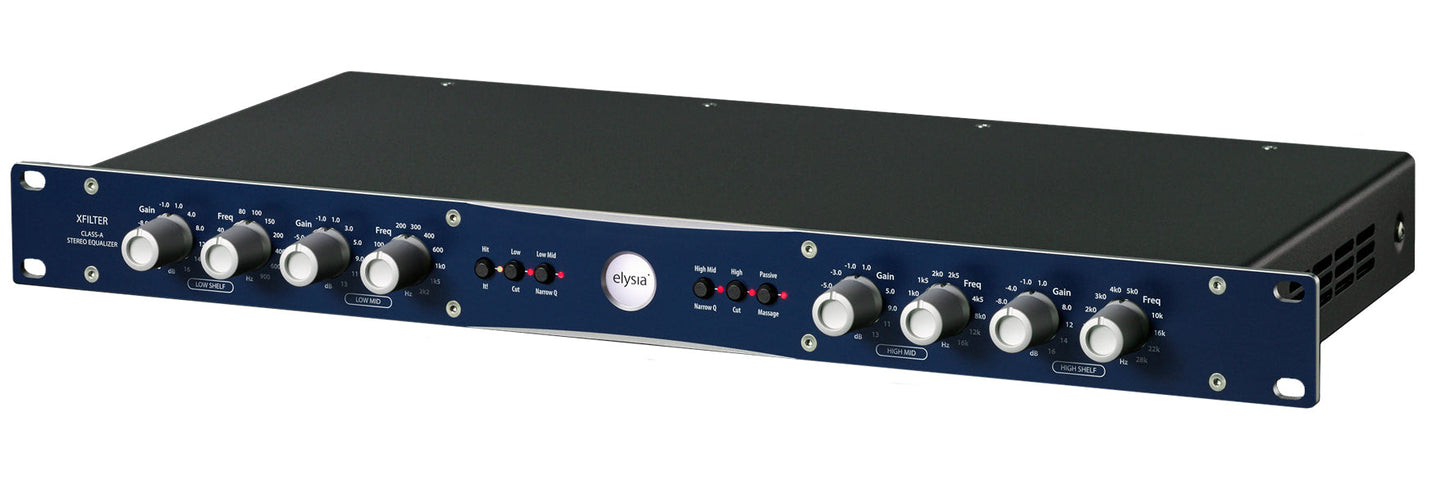 Elysia Xfilter Discrete Class A Stereo EQ In Standalone Rack Unit