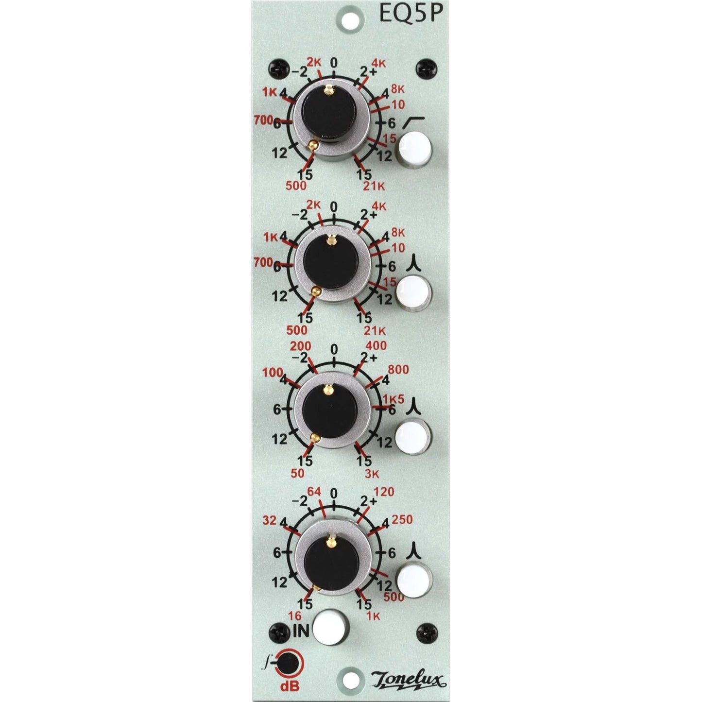 Tonelux 500-Series EQ5P 4-Band Proportional Energy Parametric EQ