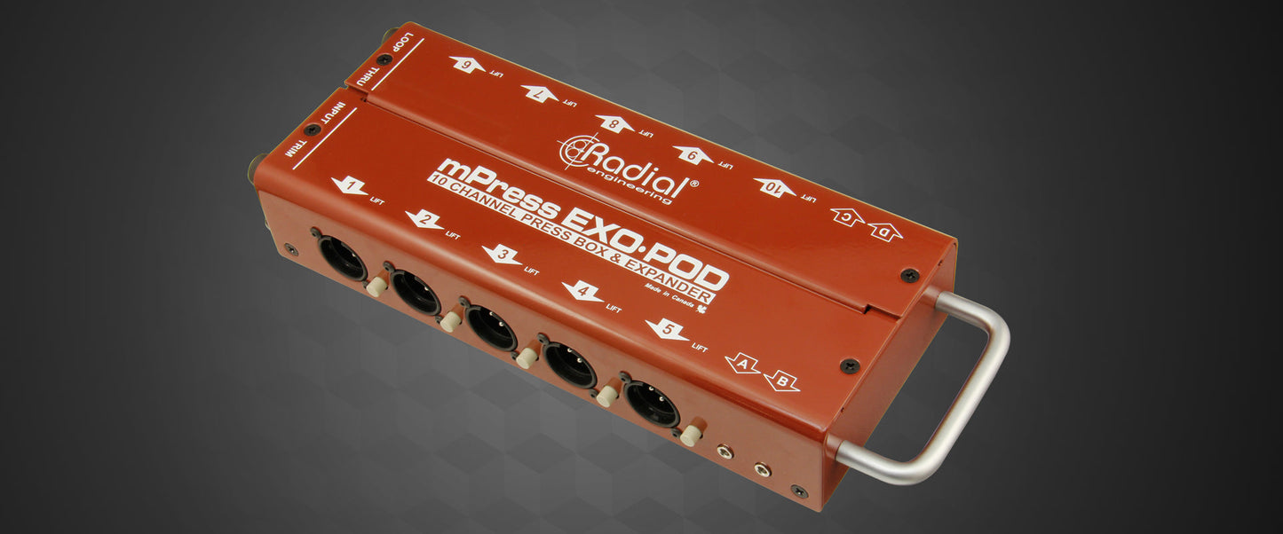 Radial Engineering EXO-POD Press-Box Expander Floorbox R800 8012 00