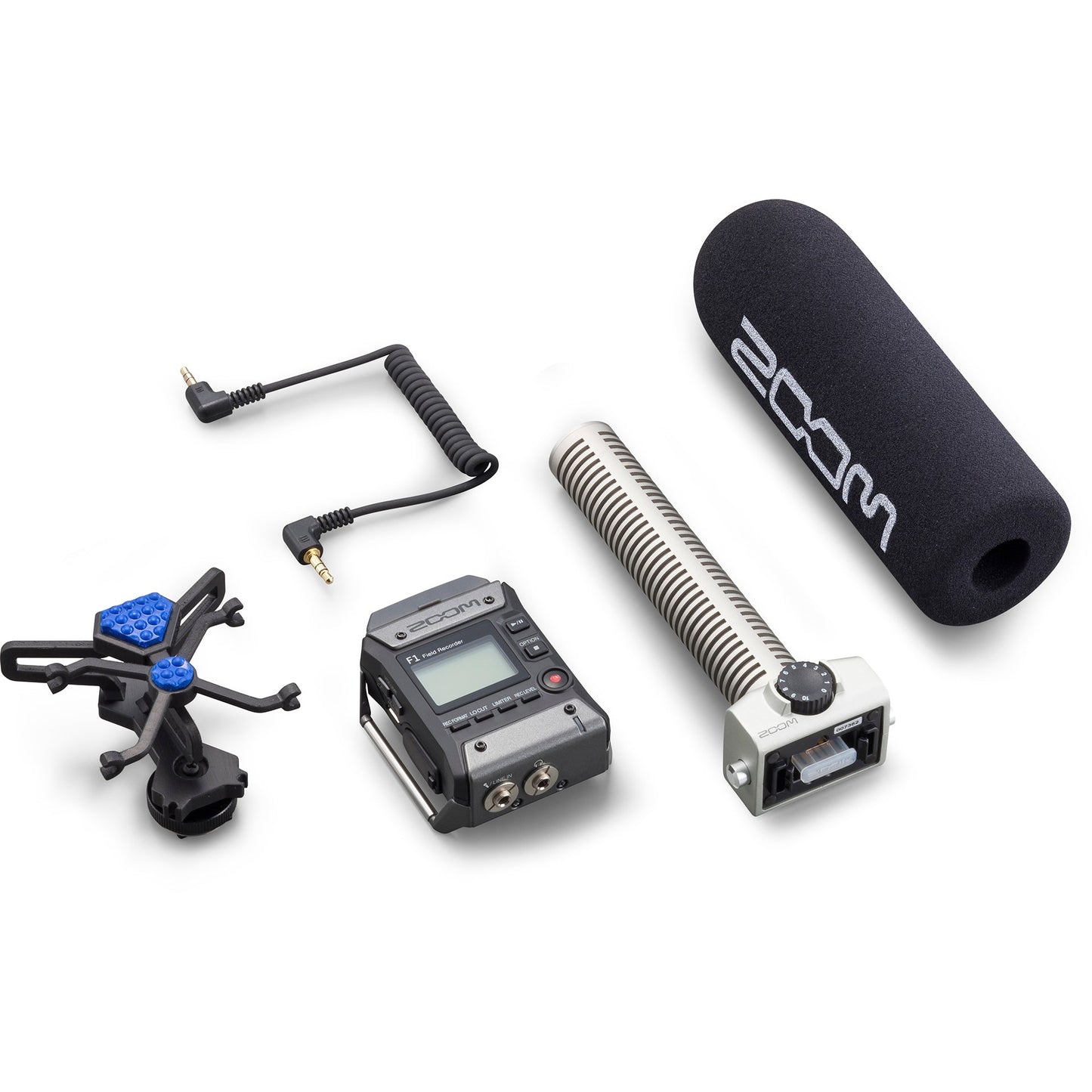 Zoom F1 Field Recorder Shotgun Package