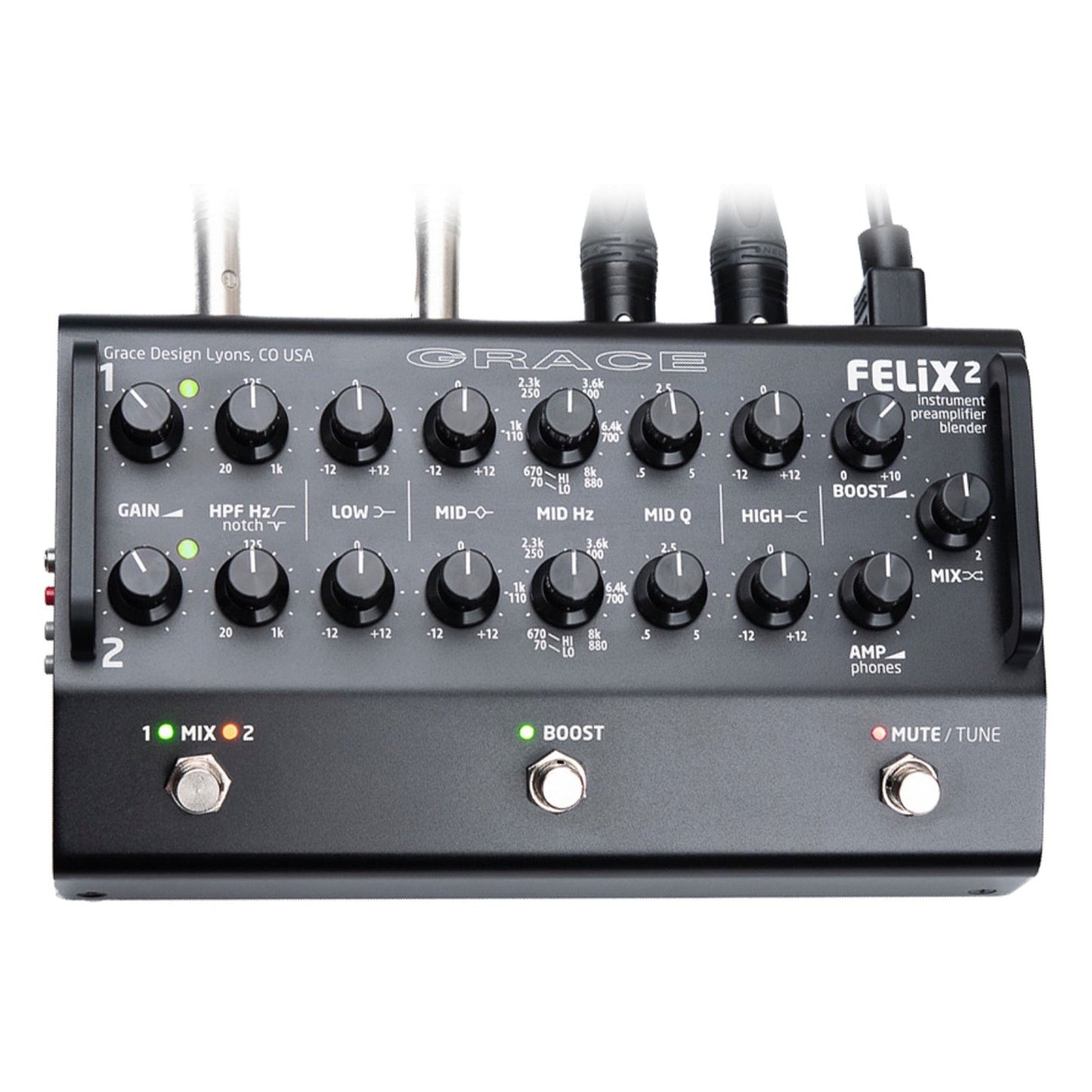 Grace Design Felix 2 Instrument Preamp Blender - Black