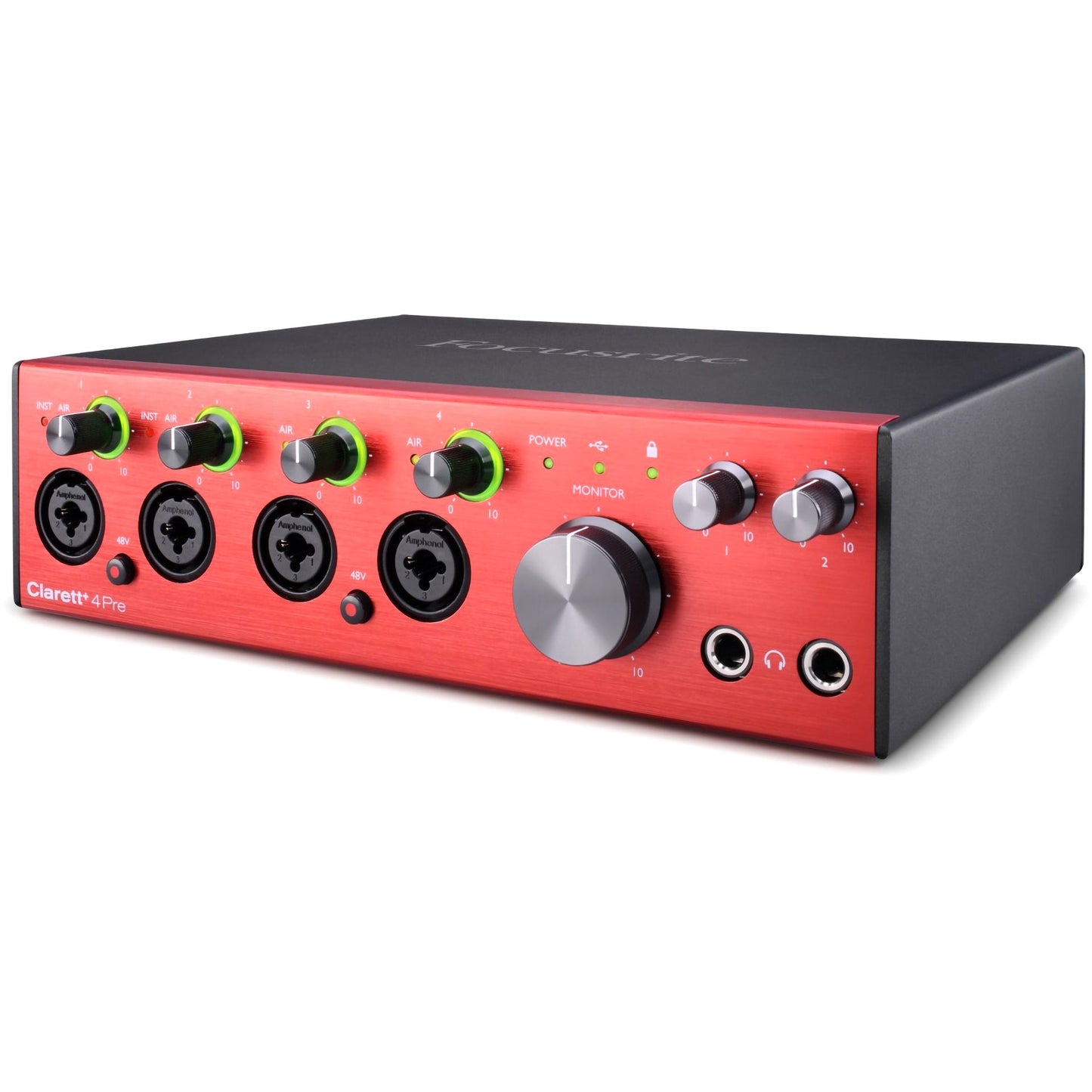 Focusrite Clarett+ 4Pre 18x8 USB-C Audio Interface