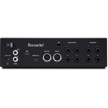 Focusrite Clarett+ 4Pre 18x8 USB-C Audio Interface