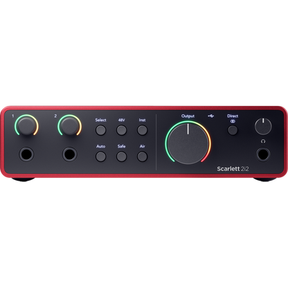 Focusrite Scarlett 2i2 Studio 4th Gen, 2-in, 2-out USB Audio Interface