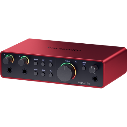 Focusrite Scarlett 2i2 4th Gen, 2-in, 2-out USB Audio Interface