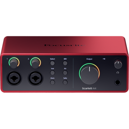 Focusrite Scarlett 4i4 4th Gen, 4-in, 4-out USB Audio Interface