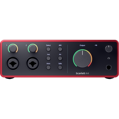 Focusrite Scarlett 4i4 4th Gen, 4-in, 4-out USB Audio Interface