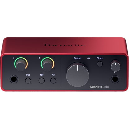 Focusrite Scarlett Solo Studio USB-C Audio Interface - Microphone and Headphones