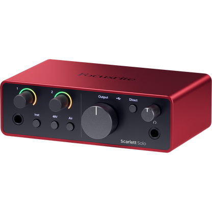 Focusrite Scarlett Solo Studio USB-C Audio Interface - Microphone and Headphones