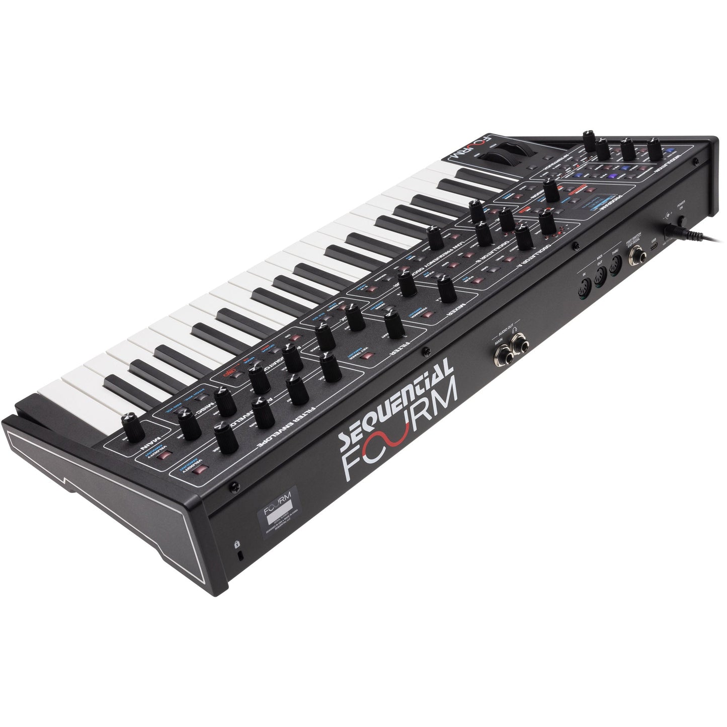 Sequential Fourm 37-Key 4 Voice Analog Synthesizer w/ Polyphonic Aftertouch