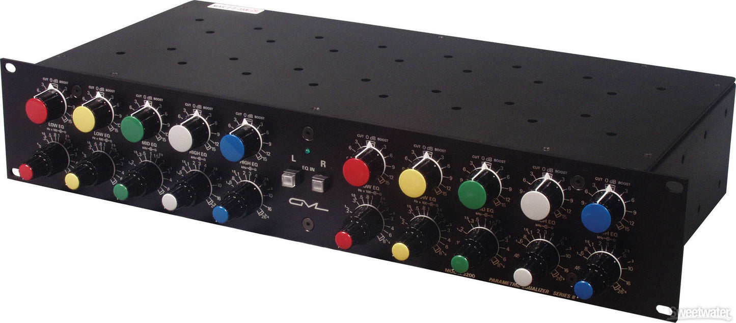 GML 8200 Dual-Channel 5-Band Parametric Equalizer with 8355 Power Supply