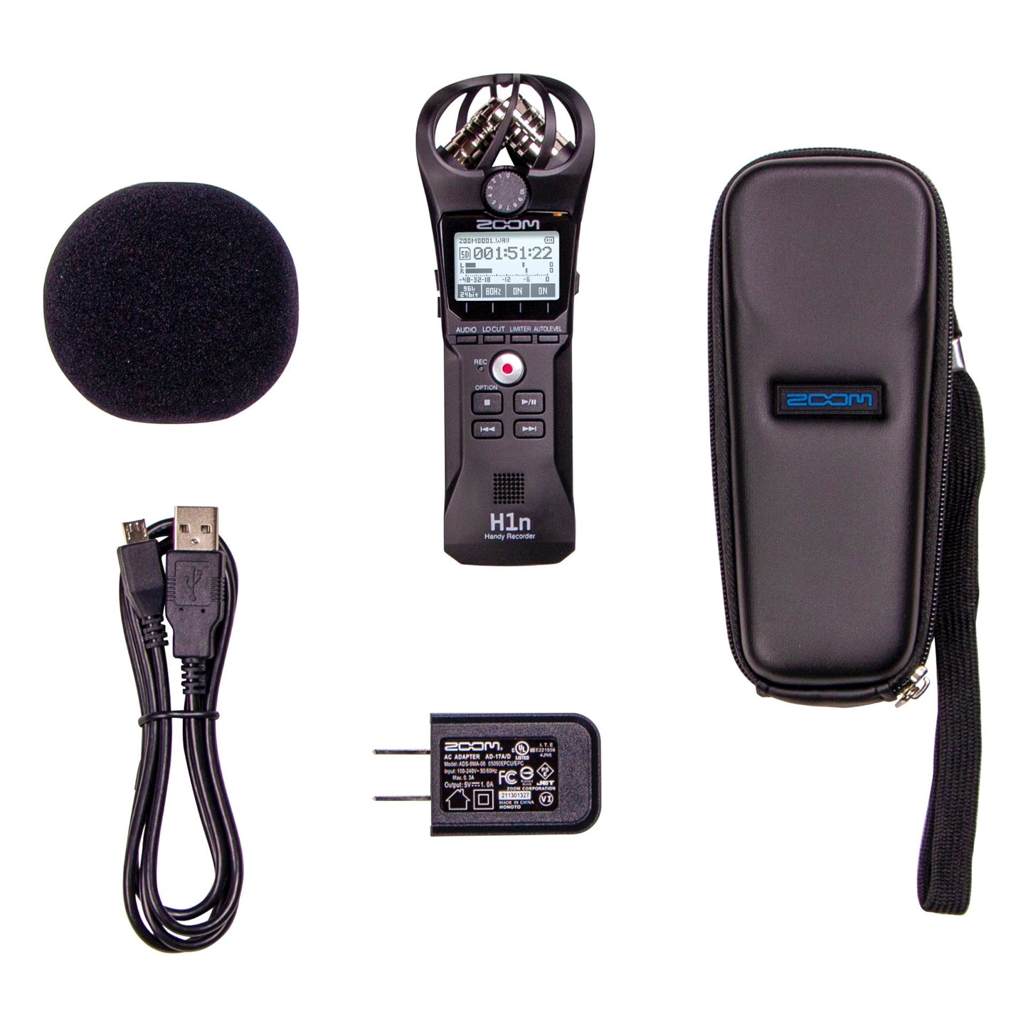 Zoom H1N-VP Handheld Recorder Value Pack