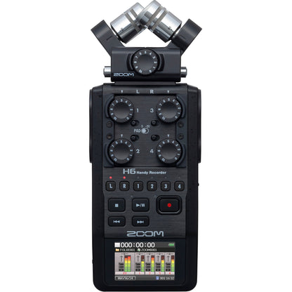 Zoom H6 All Black Handheld Recorder