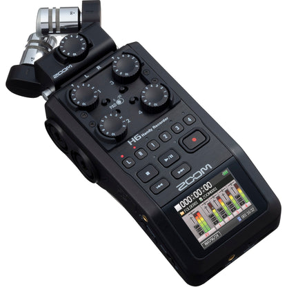 Zoom H6 All Black Handheld Recorder