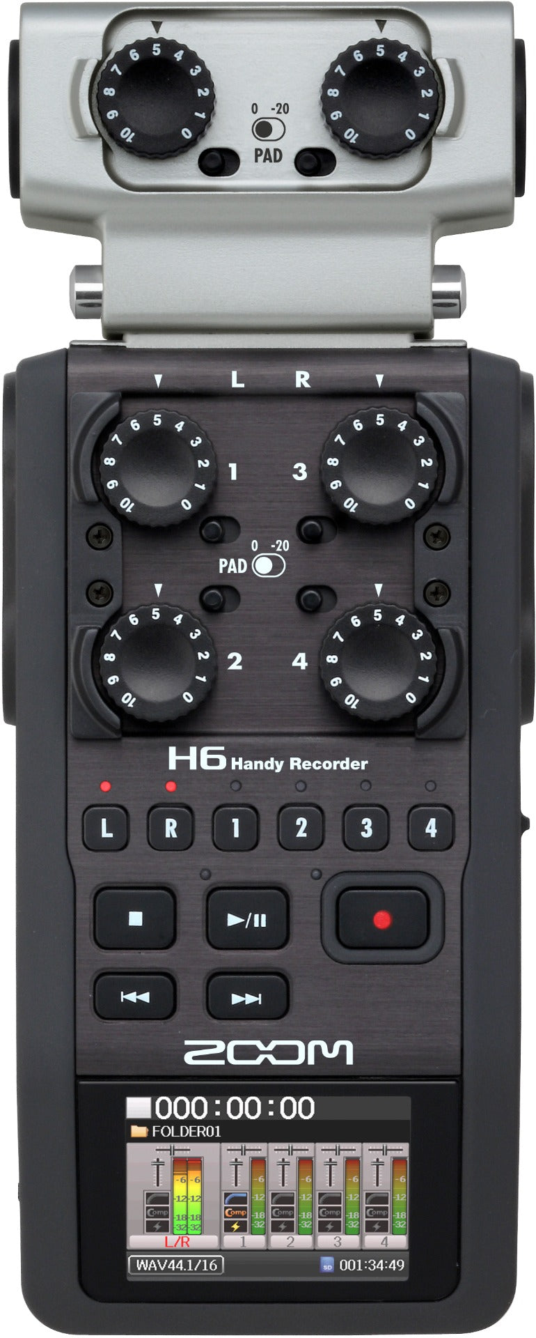 Zoom EXH6 XLR/TRS Capsule for the Zoom H6 Handy Recorder