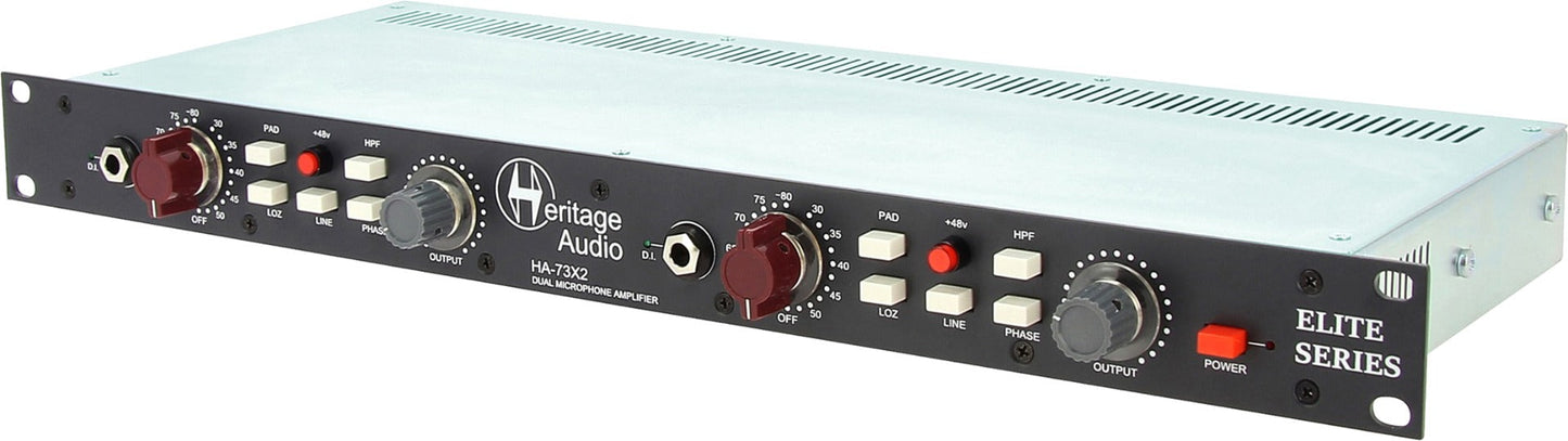 Heritage Audio HA73X2 Dual-Channel Full Rack Mic Pre