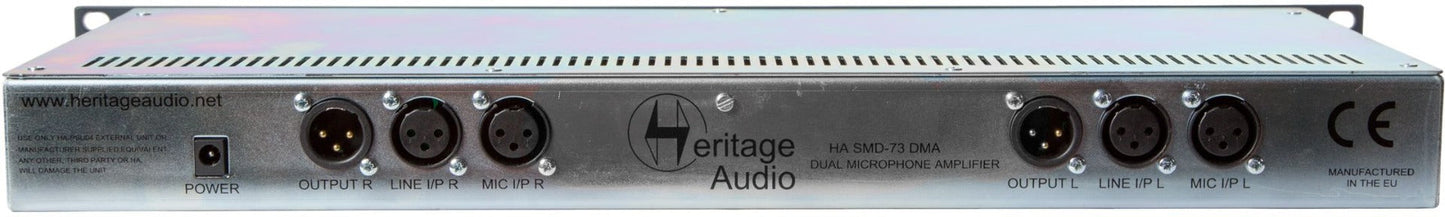 Heritage Audio HA73X2 Dual-Channel Full Rack Mic Pre