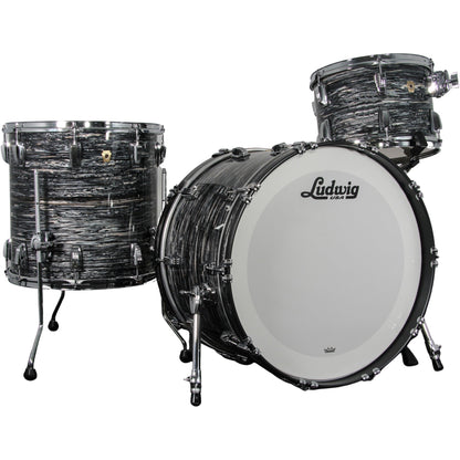 Ludwig Classic Maple 3-Piece Shell Kit - Vintage Black Oyster