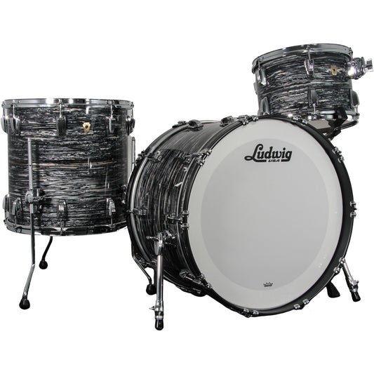 Ludwig Classic Maple 3-Piece Shell Kit - Vintage Black Oyster