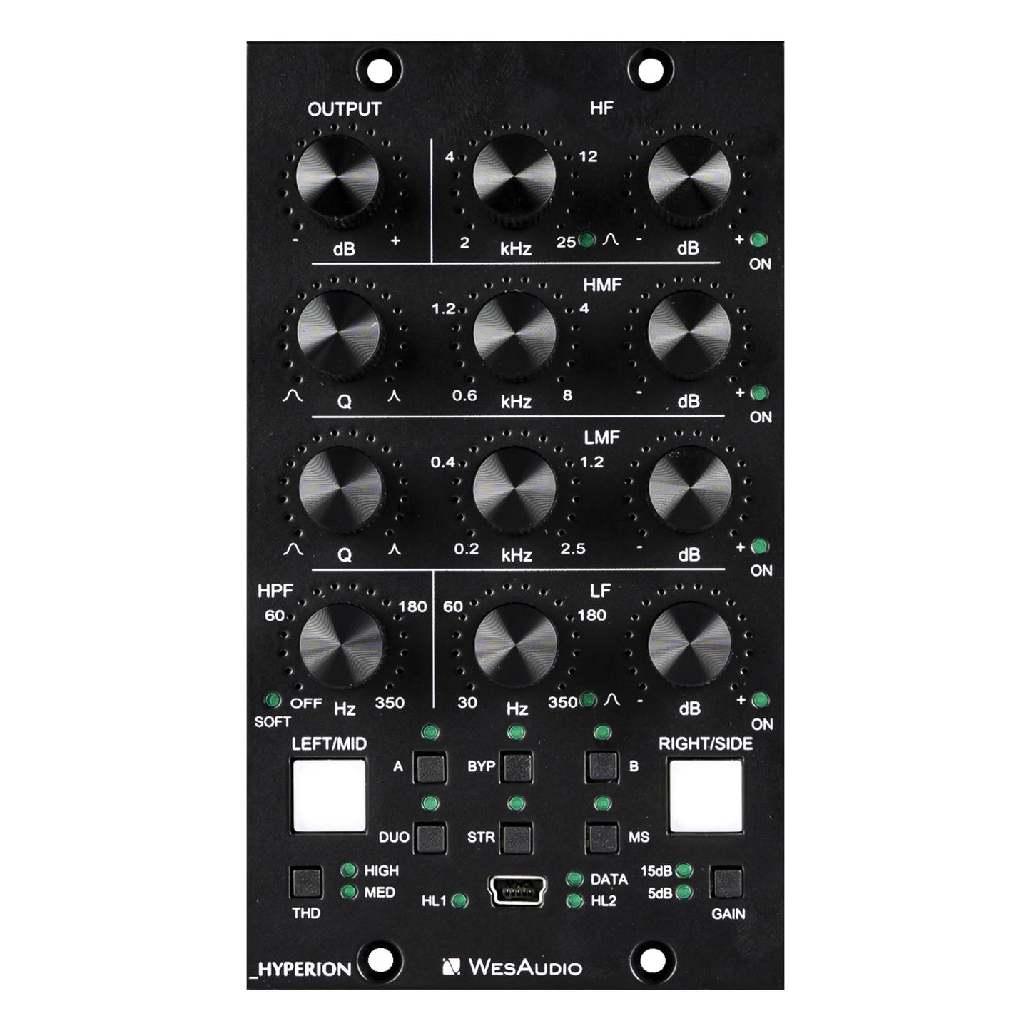 WesAudio NG500 Hyperion Eclipse - Limited Edition 500 Fully Analog Parametric EQ