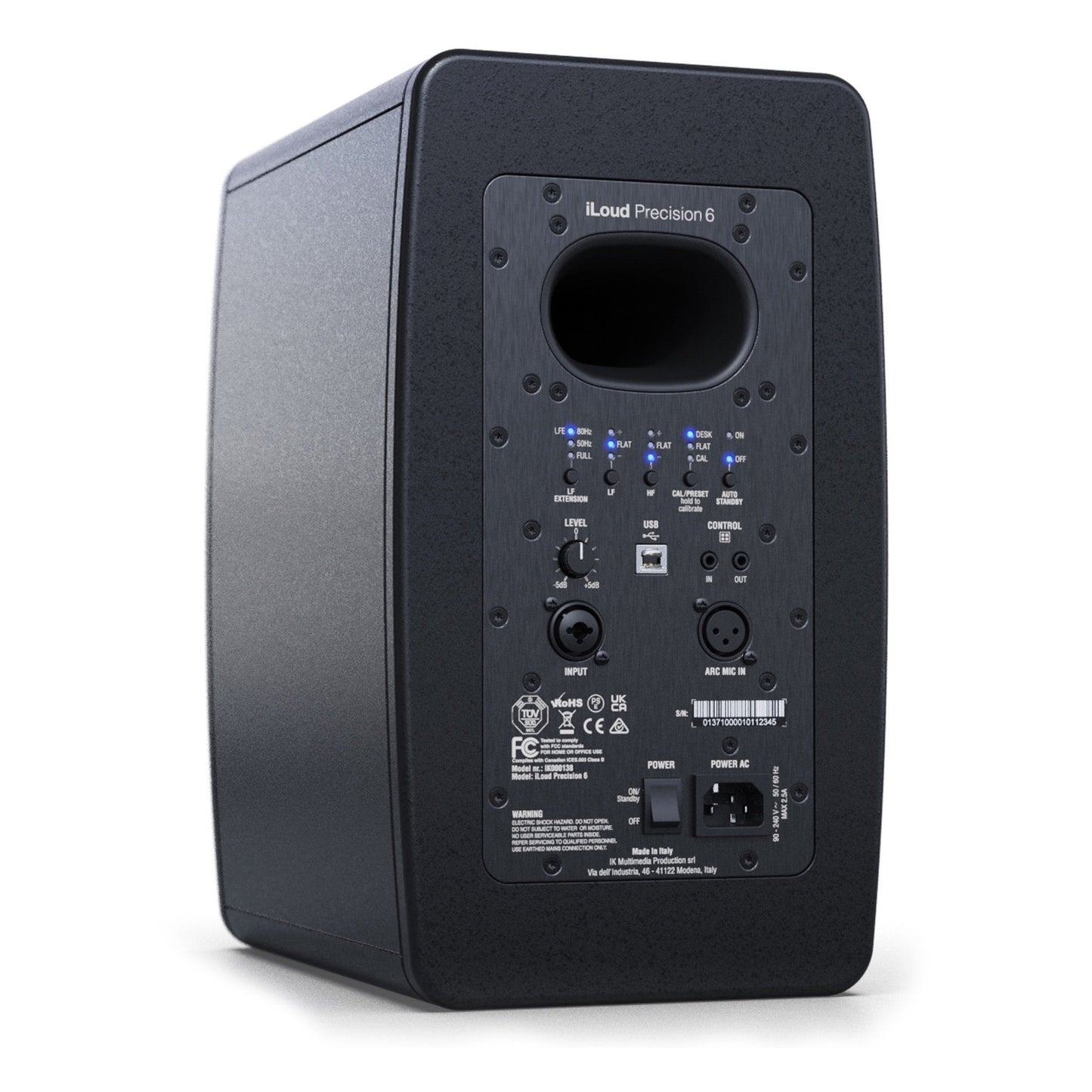 IK Multimedia iLoud Precision 6 6.5” Powered Studio Monitor - Black