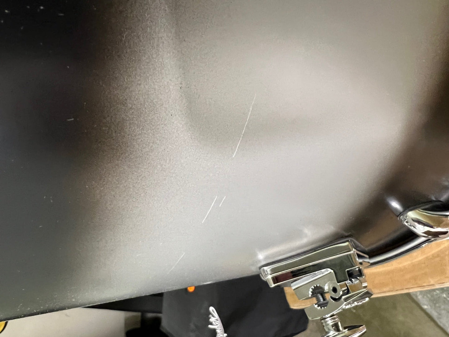 Gretsch Broadkaster 5pc Kit - Satin Silver to Black Duco -Finish Checking-