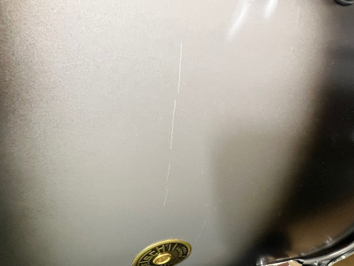 Gretsch Broadkaster 5pc Kit - Satin Silver to Black Duco -Finish Checking-