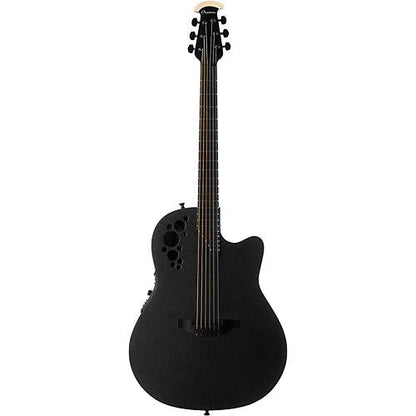 Ovation 1868TX-5 Electric Guitar Elite Super Shallow Black Textured