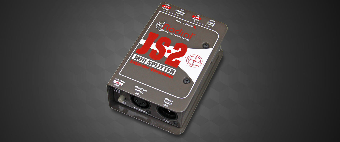 Radial JS-2 Mic Splitter