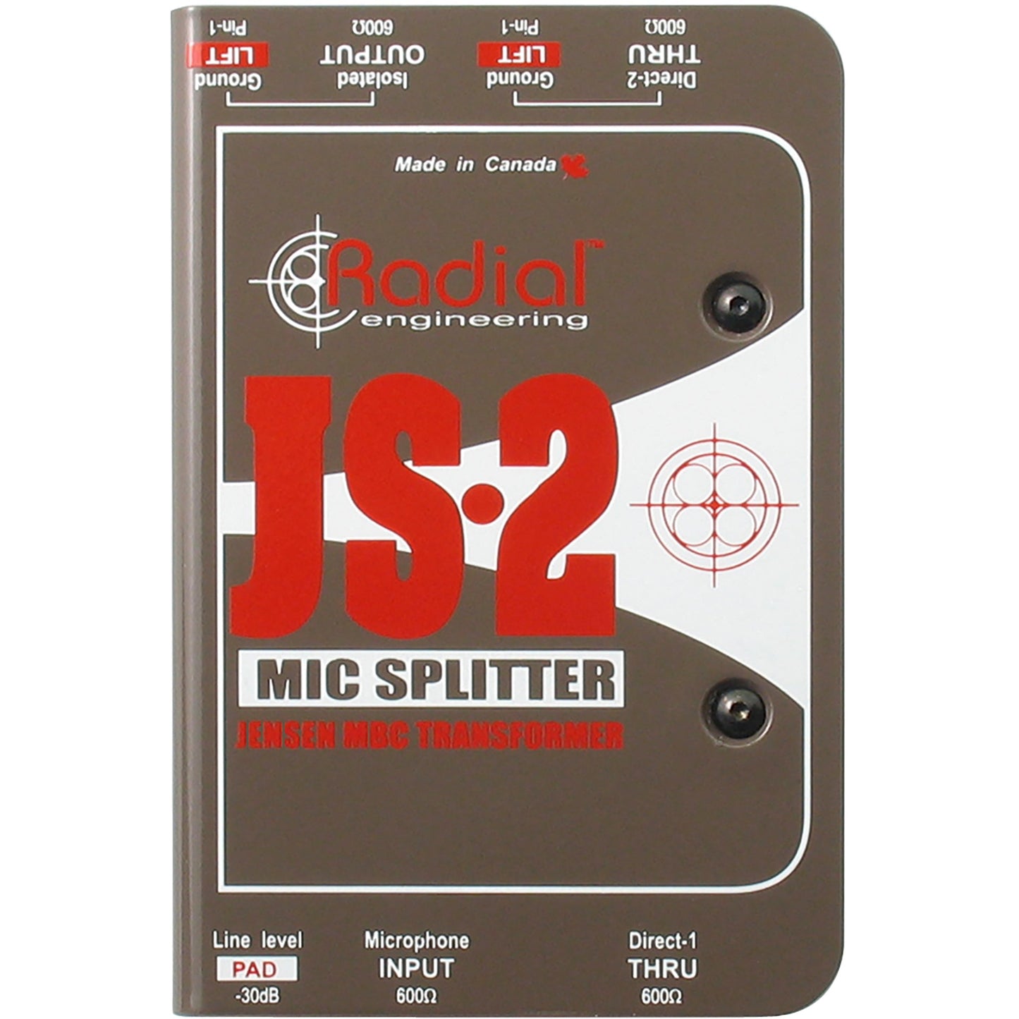 Radial JS-2 Mic Splitter