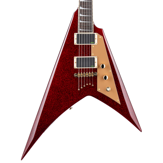 ESP LTD KH-V Kirk Hammett Signature Electric Guitar, Red Sparkle