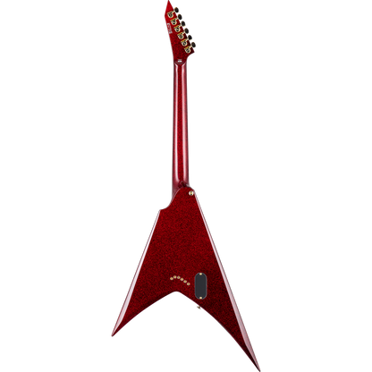 ESP LTD KH-V Kirk Hammett Signature Electric Guitar, Red Sparkle